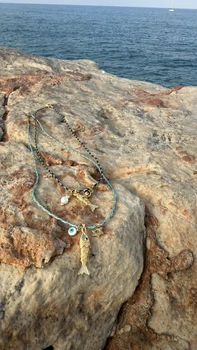 שרשרת אופק הים -שרוך שחור