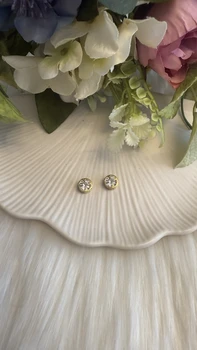 זרקון עגול פרח זהב קוטר 8 ס"מ