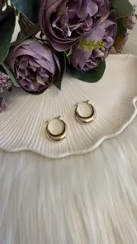 עגילי חישוק קלאסיקה