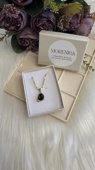 שרשרת סטלה - סמוקי קוורץ